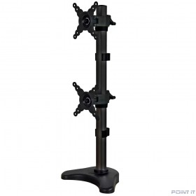 ONKRON D208e-b чёрный {Для мониторов диагональю 13&quot;-34&quot; Максимальная нагрузка: 2х8 кг (17.6 lbs) VESA: 75x75, 100х100мм}