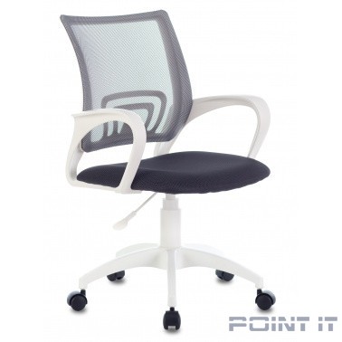 Кресло Бюрократ CH-W695NLT темно-серый TW-04 TW-12 сетка/ткань крестовина пластик пластик белый (1483034)