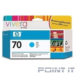 HP C9452A Картридж №70, Cyan {DJ Z2100/Z3100, (130 мл)}