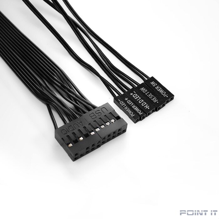 Exegate EX299343RUS Корпус Miditower ExeGate UN-605B-UNS450 (ATX, БП UNS450 с вент. 12см, 2*USB, аудио, блокировка, черный)