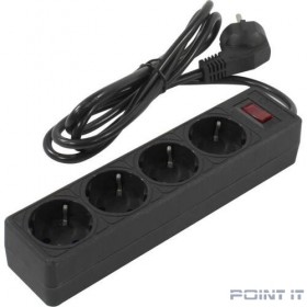 5bites Сетевой фильтр GARDA SP4B-518 4S / 3*0.75MM2 / 1.8M / BLACK