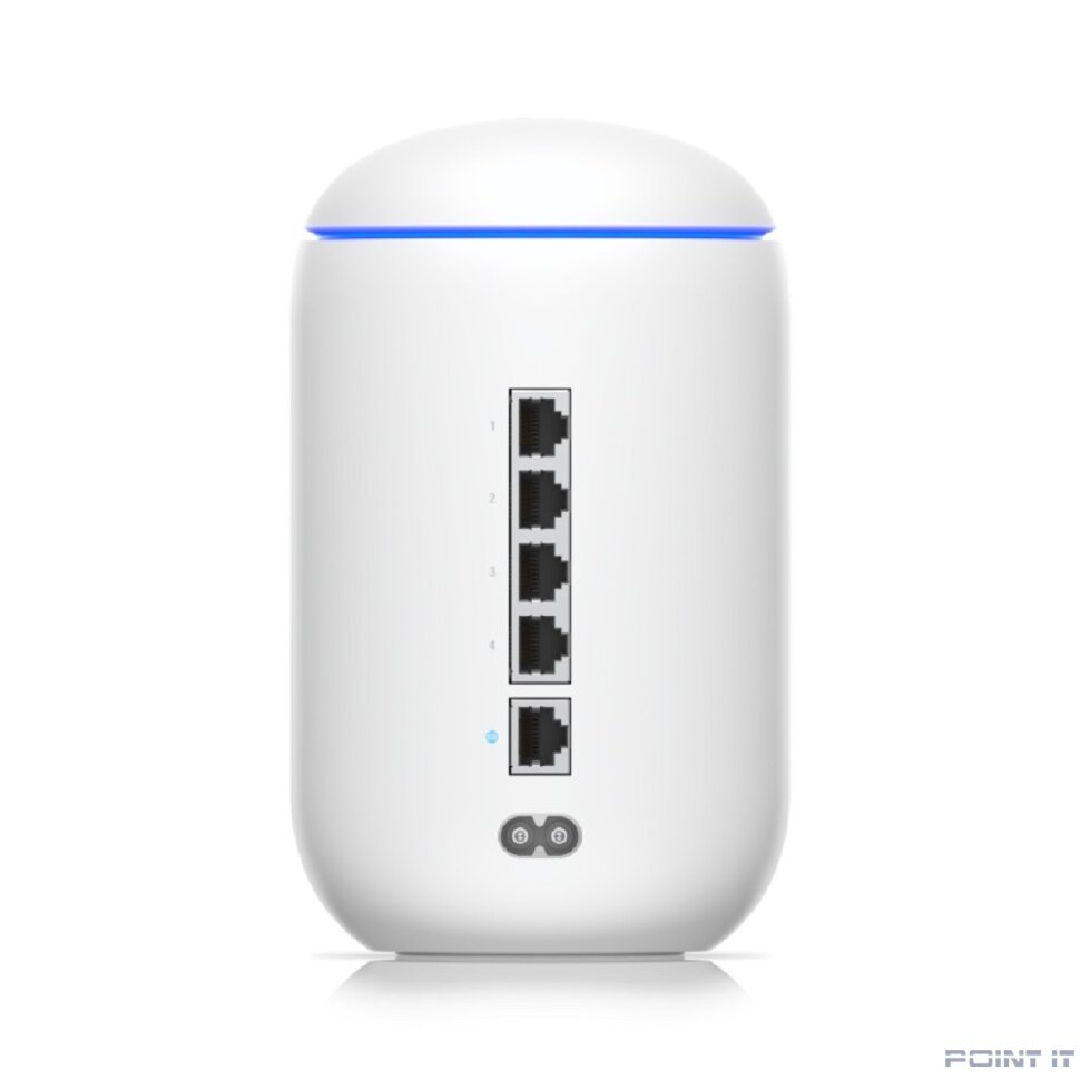 UBIQUITI UDM Маршрутизатор 802.11ac 4х4 Wave 2, 2Гб RAM, 4-core CPU, 4х LAN, 1x Wan