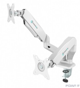 ONKRON G160 белый {Для двух экранов с диагональю 13&quot;-27&quot; Допустимая нагрузка: 2 x  (2-6,5 кг) VESA: 75x75, 100x100 мм}