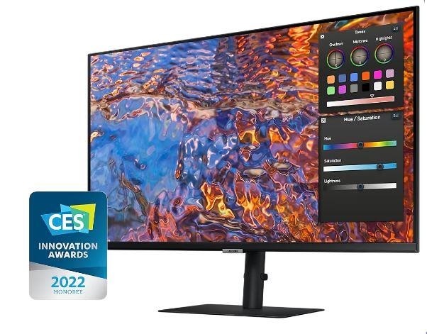 Монитор Samsung 32" S32B800PXI Black, 16:9, IPS, 3840x2160, 5ms, 350cd, 60Hz, 1xHDMI, 1xDP, 3xUSB, USB-C, LAN, HAS