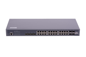 Управляемый коммутатор L2 GIGALINK 24 BASE-T 1000Mb/s портов, 4 Combo TX/SFP 10/100/1000Mb/s, 4 10G SFP+, 1 Console. 1U 19&quot;, 220V