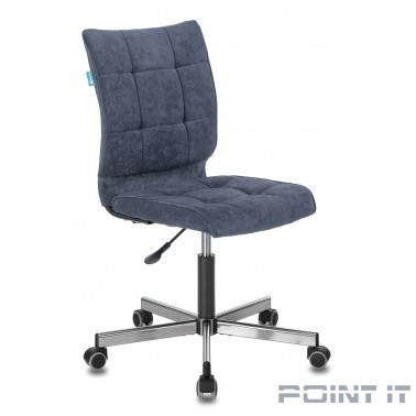 Бюрократ CH-330M/LT-27 без подлокотников темно-синий крестовина металл (1140648)