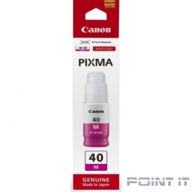 Canon GI-40M 3401C001 картридж струйный для Canon Pixma G5040/G6040, пурпурный,  70 мл.