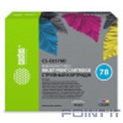 Картридж струйный Cactus CS-C6578D №78 голубой/пурпурный/желтый (19мл) для HP DJ 900/1220C/PS P000/P1100