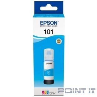 EPSON C13T03V24A Контейнер с голубыми чернилами для L4150/L4160/L6160/L6170/L6190, 70 мл. (cons ink)