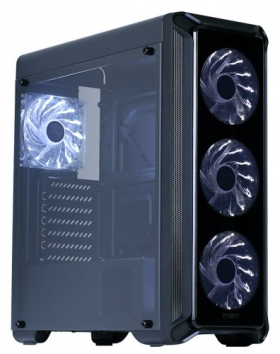 ZALMAN I3 EDGE, ATX, BLACK, FRONT ACRYL, WINDOW, 2x3.5&quot;, 3x2.5&quot;, 2xUSB2.0, 1xUSB3.0, FAN CONTROLLER, FRONT 3x120mm, REAR 1x120mm