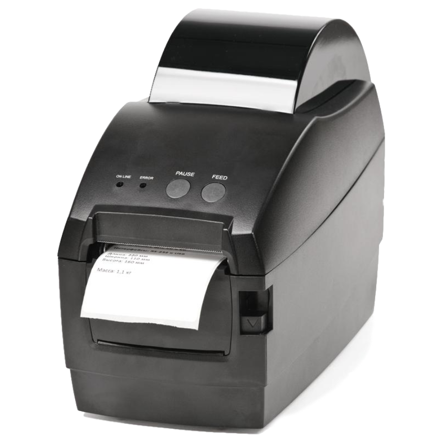 Принтер этикеток АТОЛ BP21 (203dpi, термопечать, RS-232 и USB, ширина печати 54мм, скорость 127 мм/с)