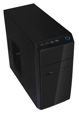 MidiTower Powerman ES726 Black PM-450ATX  U2*2+U3*2+A(HD) mATX