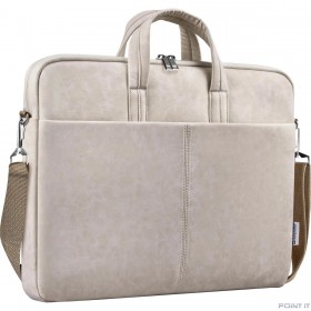Defender Сумка для ноутбука Solid  15.6&quot; PU кожа, бежевый, карман (26126)