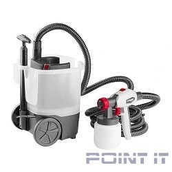 Краскопульт ЗУБР &quot;МАСТЕР&quot; [КПЭ-750] {электрический, 750 Вт, HVLP, 0.8 л, краскоперенос 0-800 мл/мин, вязкость краски 100 DIN/сек, сопло 2.6мм}