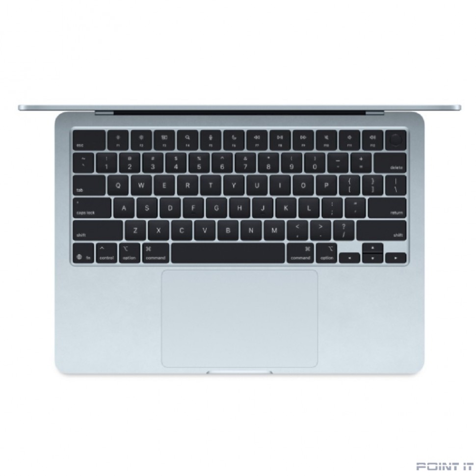 Ноутбук Apple MacBook Air 13-inch 2025 [MC6T4LL/A] (КЛАВ.РУС.ГРАВ.) Sky Blue 13.6" Liquid Retina {(2560x1600) M4 10C CPU 8C GPU/16GB/256GB SSD/рекоменд.переходник 11007065} (A3240)