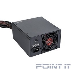 Exegate EX235029RUS Блок питания 500W <RM-500ADS> APFC,2х8 cm fan, 20+4pin/(4+4)pin , 2xPCI-E , 9xSATA ((Server) PRO)