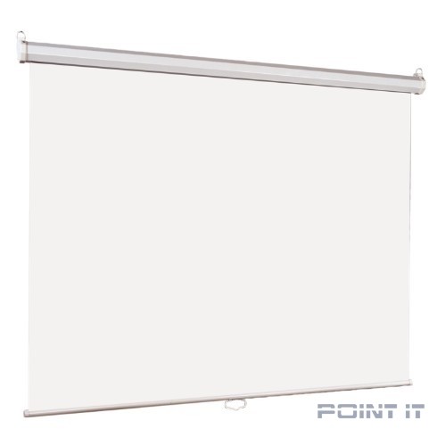 Lumien Eco Picture [LEP-100108] Настенный экран 180х180см (рабочая область 174х174 см) Matte White восьмигранный корпус, возможность потолочн./настенного крепления, уровень в комплекте, 1:1 (треуголь