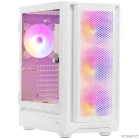 Корпус ZALMAN I6 WHITE, без БП, боковое окно (закаленное стекло), белый,  ATX