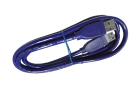 Кабель шт.USB A- гн.USB A 3.0 (3м), синий, блистер, Netko