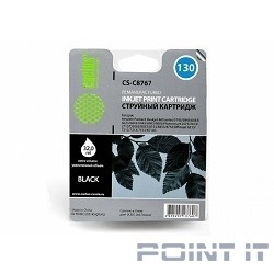 Cactus C8767HE Картридж №130 для HP Deskjet 5743/6543/6943/9803/Photosmart 2573/8453/B8353, черный, 800 стр.