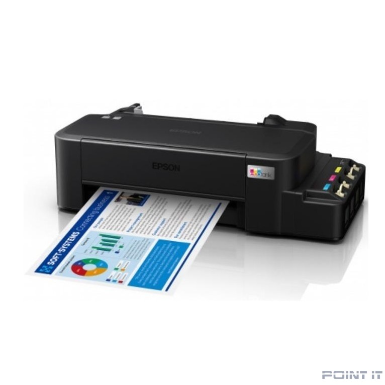 Epson L121 (C11CD76413DA) {A4, 5760x1440dpi, 33(15) ppm, СНПЧ, Ink003, LAN, USB}