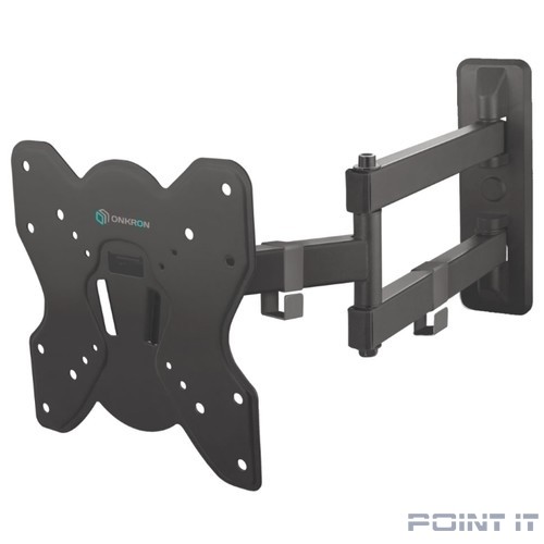 ONKRON BASIC M4S чёрный Для телевизоров диагональю 17"-42" Максимальная нагрузка: 35 кг VESA: 75x75, 100x100, 200x100, 200x200 мм