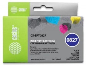 Картридж COLOR 82.8ML CS-EPT0827 CACTUS