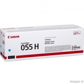 Canon Cartridge 055 HC 3019C002  Тонер-картридж для Canon MF746Cx/MF744Cdw (5 900 стр.) голубой (GR)