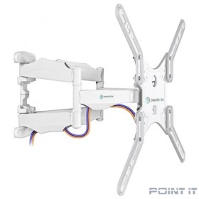 ONKRON M5 белый Для телевизоров диагональю 32&quot;-60&quot; Максимальная нагрузка: 36,4 кг VESA: 100x100, 200x100, 200x200, 200x300, 200x400, 300x300, 400x200, 400x300, 400x400 мм