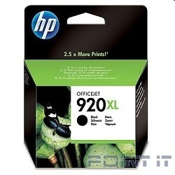 HP CD975AE Картридж №920XL, Black {Officejet 6000/6500, Black}