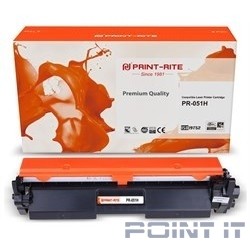 Картридж лазерный Print-Rite TFC692BPU1J PR-051H 051H черный (4100стр.) для Canon LBP 162dw/MF 264dw/267dw/269dw