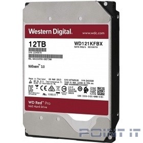 12TB WD Red Pro (WD121KFBX) {Serial ATA III, 7200- rpm, 256Mb, 3.5&quot;}