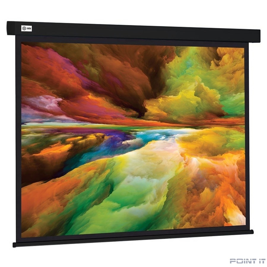Экран Cactus Wallscreen CS-PSW-206X274-BK, 274х206 см, 4:3, настенно-потолочный черный