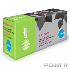 CACTUS CF363A Тонер Картридж CS-CF363A для HP CLJ M552dn/M553dn/M553N/M553x (5000стр.), пурпурный