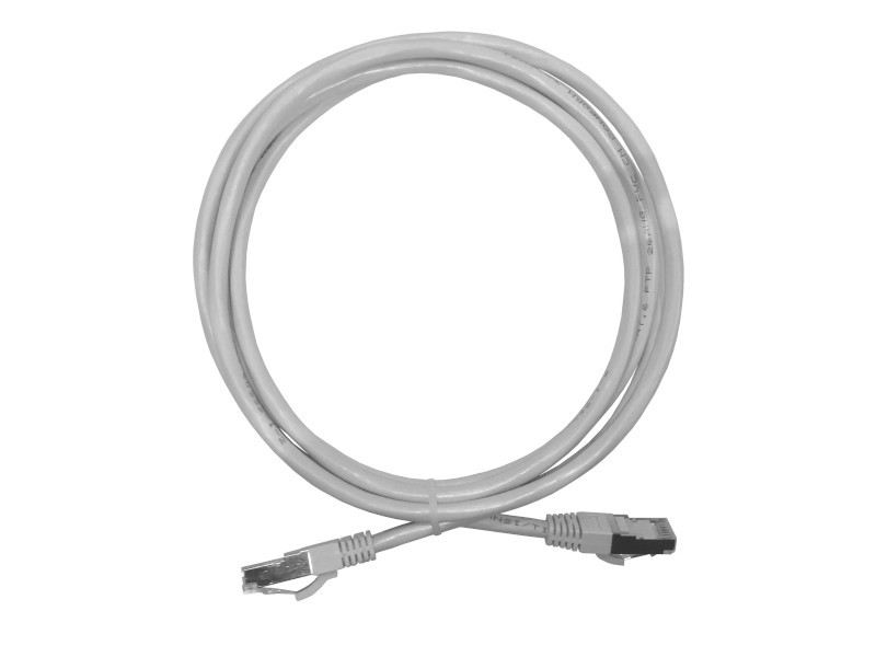 Патч-корд FTP4 cat.6, 2.0м, литой коннектор, серый, Netko CKC РАСПРОДАЖА