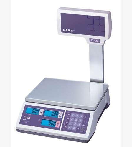 Весы торговые CAS ER JR-15 CBU (со стойкой)