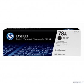 HP CE278AF/CE278AD Картридж ,Black{LJ 1566/1606dn/1536dnf, Black, (2 x 2100стр.), 2-pack}