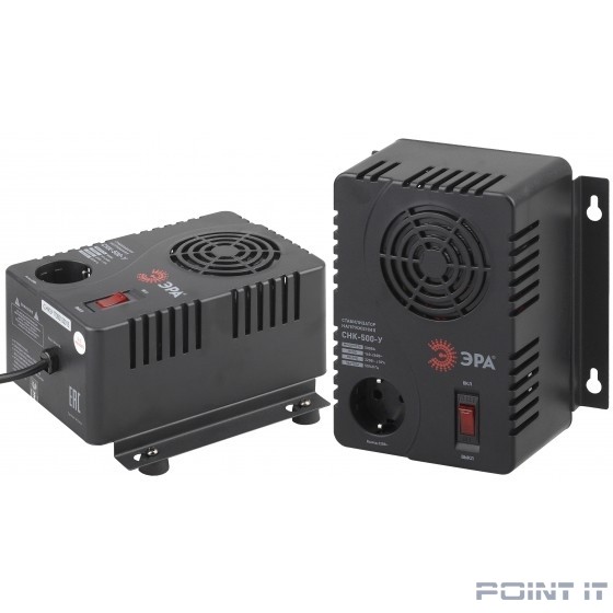 ЭРА Б0031063 СНК-500-У Стабилизатор напр. компакт, универс., 160-260В/220В, 500ВА