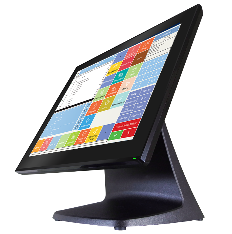 Сенсорный моноблок PosLab WavePos 68, 15 1024*768, PCAP Multitouch, 4Gb, SSD 64 Gb,NO MSR, black, Win 10 IOT, Intel® Celeron J1900 up to 2.42 ГГц,