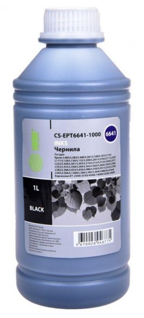 Чернила BLACK 1000ML /L100 CS-EPT6641-1000 CACTUS